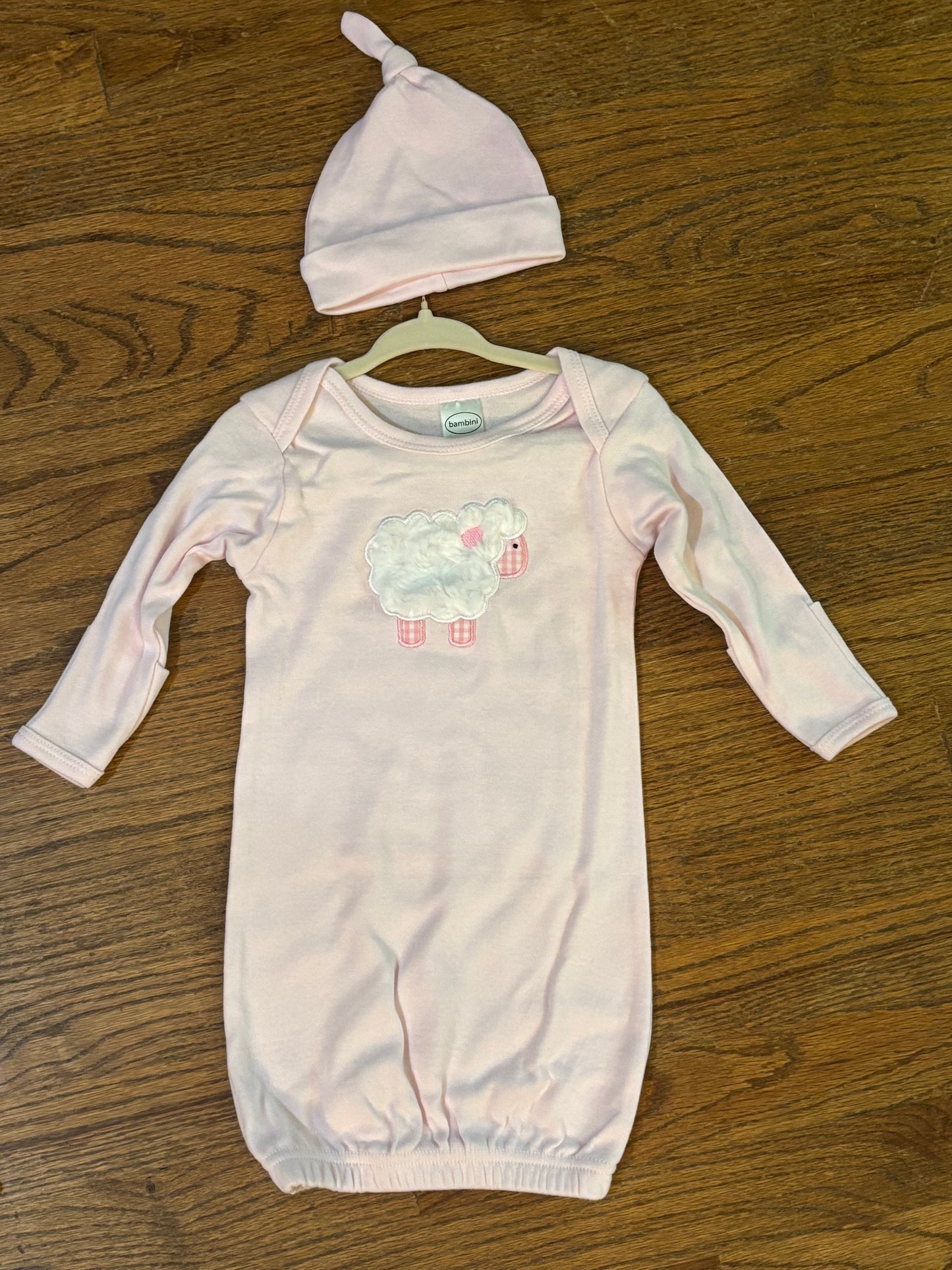 Newborn Gown & Hat