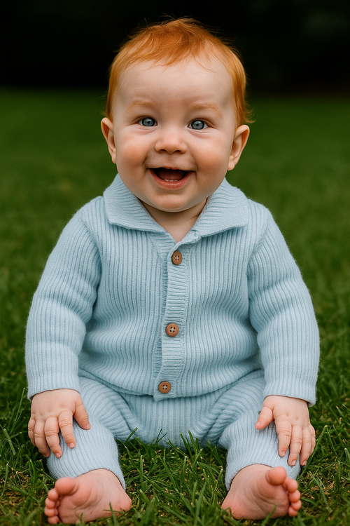 Blue Bear Sweater Sets