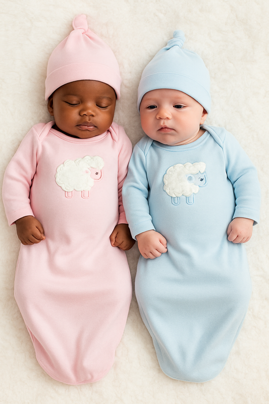 Newborn Gown & Hat