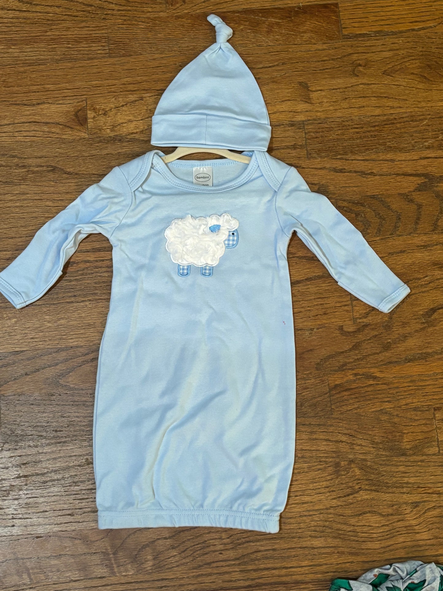 Newborn Gown & Hat