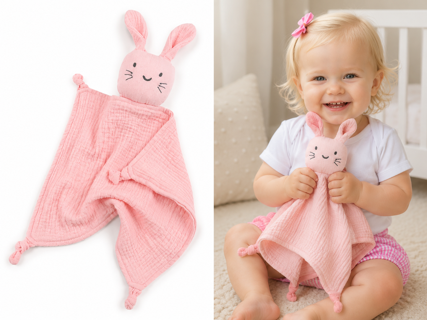 Rabbit Lovie Blanket