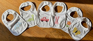 Sunday Bibs-custom embroidered