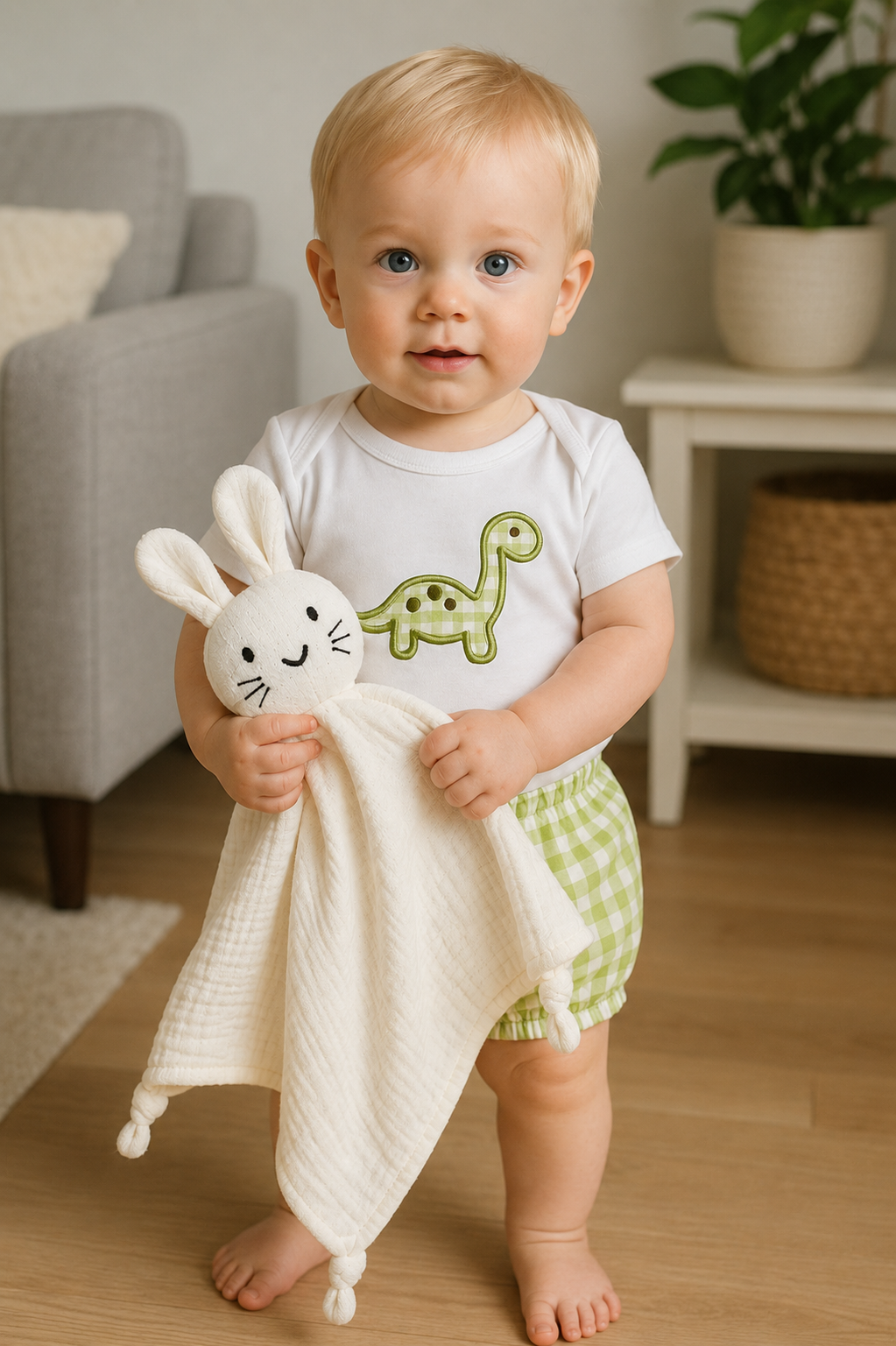 Rabbit Lovie Blanket