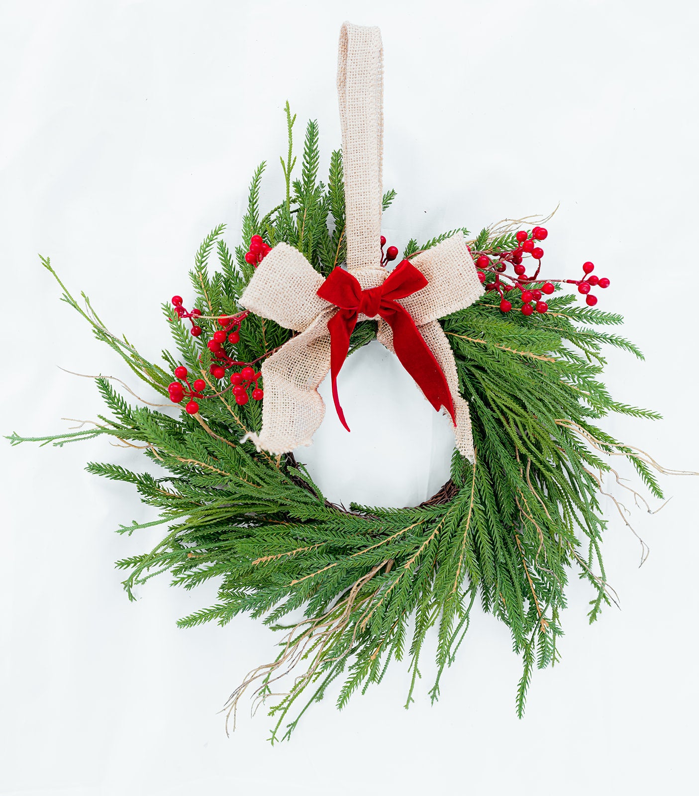 Burlap Small Wreath